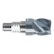 ATORN WK MTC kaba taşlama bıç. D=12,0x9x17mm, NR, T4 WK boyut 30, boyut=10 x 4 - Değiştirilebilir başlık sistemi için sert karbür MTC kaba freze bıçağı - 1