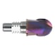 Solid carbide HSC radius cutter for interchangeable head system - 1