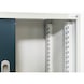 Tolóajtós szekrény, v.fal, tömör lemezes ajtókkal, 1030x1000x500, RAL 7035/7016 - Tolóajtós szekrények tömör lemezes ajtókkal, magasság: 1030 mm - 1