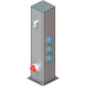columnas de base eepos S4, altura de columna 3000&nbsp;mm - columnas de aluminio de base - 1