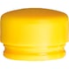 WIHA 锤头，聚氨酯，直径 40 mm，黄色，中等硬度