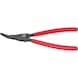 KNIPEX setting tool 200&nbsp;mm for snap rings on shafts with elbowed jaws - Circlip pliers, angled - 1