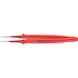 KNIPEX precision tweezers, VDE extra-fine tips 160&nbsp;mm - Precision tweezers, straight, pointed, 150&nbsp;mm - 1