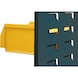 Skříň RasterPlan s&nbsp;drážkovým panelem model 52, dveř. z pln. plechu RAL 7035/5010 - Skříň se štěrbinovými panely s&nbsp;plnými plechovými dveřmi - 2