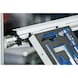 CLIP-O-FLEX tray MINI made of sheet steel, 260 x 345 x 30 mm, 2 insert profiles