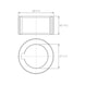 ORION ringen voor freesdoorns, 40 x 6 mm, vorm B DIN 2084 - Freesdoornring - 2