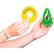 Etiquette ronde pour caisses, vert "Geprüft" (testé) - Etiquettes pour porte-clés en film PVC rigide - 2