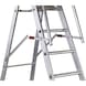 Zarges staande ladder Z600 ZAP met groot platform, 6 treden, Safer Step 41676 - Z 600 ZAP staande ladder - 2