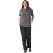 Planam HIGHLINE women's trousers, black/slate/zinc, size 46 - HIGHLINE women's trousers - 2