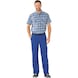 Pantalones de hombre Planam HIGHLINE, azul aciano/azul marino/zinc, talla 25 - Pantalones de hombre HIGHLINE - 2