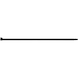 kábelkötegelő, 100 darab, tasakban, 3,5 x 140 mm, szín: fekete, fém nyelv - Kábelkötegelő, fekete színű - 1