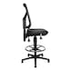 ATORN werkstoel met glijders en voetring - Draaibare werkstoel - 3