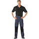 PLANAM Canvas 320 men's trousers grey/black size 54 - CANVAS 320 men's trousers - 2