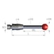 palpeur de mesure avec tige CC M3 bille en rubis diamètre 4 mm, L = 21 mm - Pointes de palpeur à bille en rubis et tige en carbure - 1