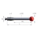 palpeur de mesure avec tige CC M2 bille en rubis diamètre 2 mm, L = 40 mm - Pointes de palpeur à bille en rubis et tige en carbure - 1
