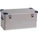 Caja de aluminio INDUSTRY 92 con tapa, asas y cierres con muelle - Caja de aluminio serie D - 1