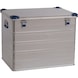Caja de aluminio INDUSTRY 243 con tapa, asas y cierres con muelle - Caja de aluminio serie D - 1