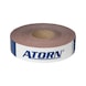 Rouleau de toile abrasive ATORN, corindon raffiné (AO) K180 50 mm x 50 m - Rouleau économique de toile abrasive ATORN - 1