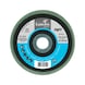 LUKAS parlatma diski eğik 125 mm silisyum karbür tane 240 - ince - Parlatma diski P6PT - 1