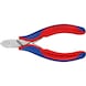 Pince coupante diagonale électronique KNIPEX, 115 mm, tête ronde - Pinces coupantes diagonales électroniques - 1