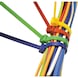Serre-câble, bleu, jaune, vert ou rouge - 1