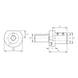 ORION Bohrerhalter Form E1 VDI 20 Durchmesser 20 mm DIN 69880-1 |OUTLET - Werkzeughalter für Bohrwerkzeuge Form E1 |OUTLET - 2