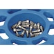 Cărucior anvelope FETRA, diametru 700&nbsp;mm, 4 role, cauciuc plin - Rolă pentru anvelope „Cărucior pentru anvelope” - 2