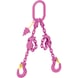 RUD VIP 链式吊索，长 2 米，2 支腿，链条标称直径 6 毫米，可调节 - VIP 吊链，质量级 10，双排 - 1