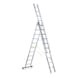 ZARGES multi-purpose ladder, 3 parts, 3x10 rungs, 6.90 m - Skymaster X multi-purpose ladder - 1