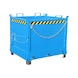 Flap bottom container FB 1000 LxWxH 1040x1245x1145 mm RAL 5012 - Flap bottom container - 1