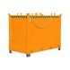 Container uitklapbodem type FB 2000 cap. 2,00 m³, LxBxH 1040x1845x1445 mm - Container met uitklapbare bodem - 1