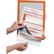 DURABLE 磁性边框，自黏式背板，A4，颜色：橙色 - 信息框，自黏式背板 - 3