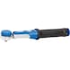 GEDORE torque wrench TORCOFIX K, 1–5 Nm with interch. square 1/4 inch - TORCOFIX torque wrench with reversible square drive, adjustable - 1