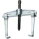 Two-arm puller with quick-adjustment puller hook - 2