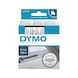 DYMO etiketleme bandı, 9 mm x 7 m, şeffaf üzerine siyah renk - DYMO etiketleme bantları D 1 - 2