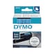 DYMO feliratozó szalag, 9 mm x 7 m, kék alapon fekete - Feliratozó szalagok, D 1 - 2