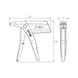 GESIPA hand riveting pliers, Flipper model - Hand-held riveting pliers - 2