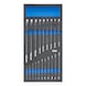 Inserto espuma dura ATORN, juego de llaves comb., 293x587x30 mm, negro/azul