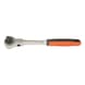 BAHCO 1/4 inch reversible jointed ratchet, length 149 mm - Reversible jointed ratchet with washer switchover, 149&nbsp;mm - 1