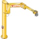 BOY (BS) pillar crane with folding boom - complete set with compound anchor system and chain hoist - 1
