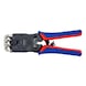 Pince à sertir KNIPEX pour connecteurs Western, 200 mm - Pince à sertir pour connecteur Western, 4,6&nbsp;pôles et 8&nbsp;pôles - 1