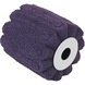 ATORN fold roller abr. fleece syn.cor. col. 100x100x19mm, grain 400–600, purple