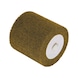 ATORN coloured abrasive non-woven lamella roller, 115x100x19mm, grain 180-240, yellow