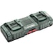 METABO universal dual quick charger ASC 145 DUO 12-36 V AIR COOLED