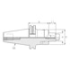 Kombinovaný nástrčný frézovací trn ATORN SK40 D22 A100 - Kombinované nasazovací frézovací trny - 2