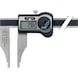 TESA dijital sürgülü kumpas, 600&nbsp;mm, 0,01 mm TWIN-CAL, IP67, bıçak ucu yok - Elektronik atölye tipi sürgülü kumpaslar - 3
