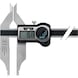 TESA dijital sürgülü kumpas, 250&nbsp;mm, 0,01 mm TWIN-CAL, IP67, bıçak uçlarıyla - Elektronik atölye tipi sürgülü kumpaslar - 3