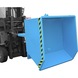 碎屑容器，容量 0.75 m³，LxWxH 1440x1280x680 mm，RAL 5012 浅蓝色 - 碎屑容器，可从叉车的操作员座椅上倾翻 - 1