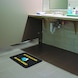 PIG Bodenmatte Grippy Safety für Hygiene Bitte Waschen Sie Ihre Hände 43x61 cm - Grippy® Safety Boden Matten für Hygiene - 3