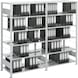 META COMPACT double-sided office boltless rack - 3